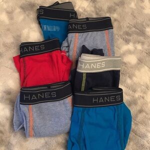 7 pack Hanes cotton Boys Boxer Briefs 🔻